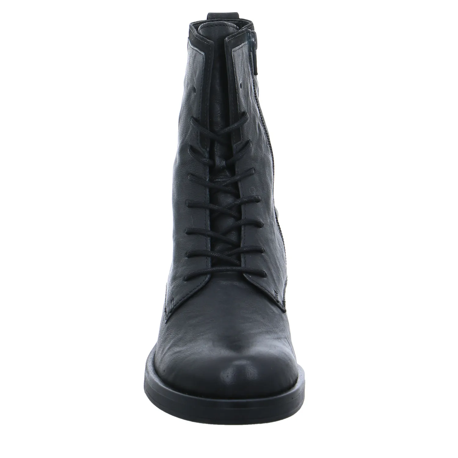 GABOR Boot Schwarz Leder  mit Wechselfussbett