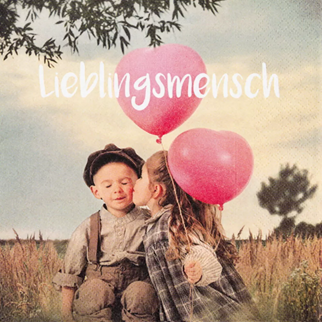 Serviette Lieblingsmensch 20tlg.