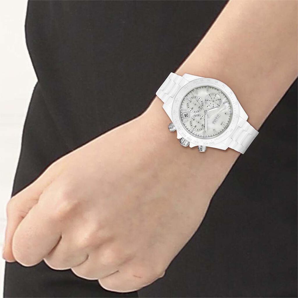 Montre Boss Novia Blanc