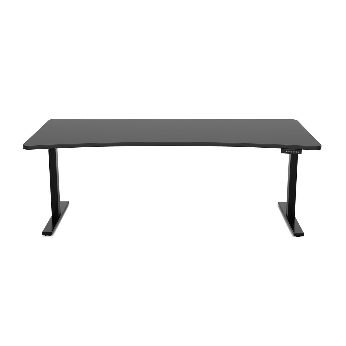 Stehpult elektrisch PREMIUM schwarz 200 x 92 cm