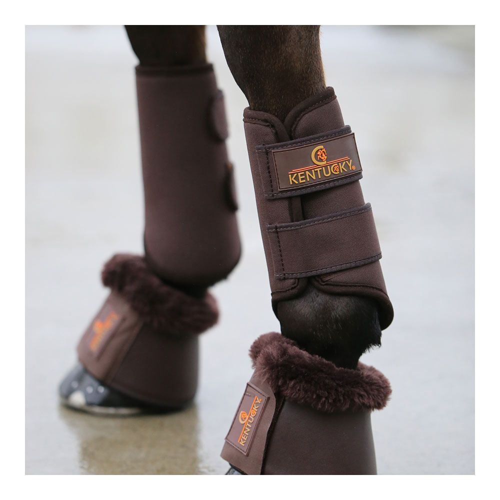 Kentucky 3D SPACER - Guêtres antérieurs choco