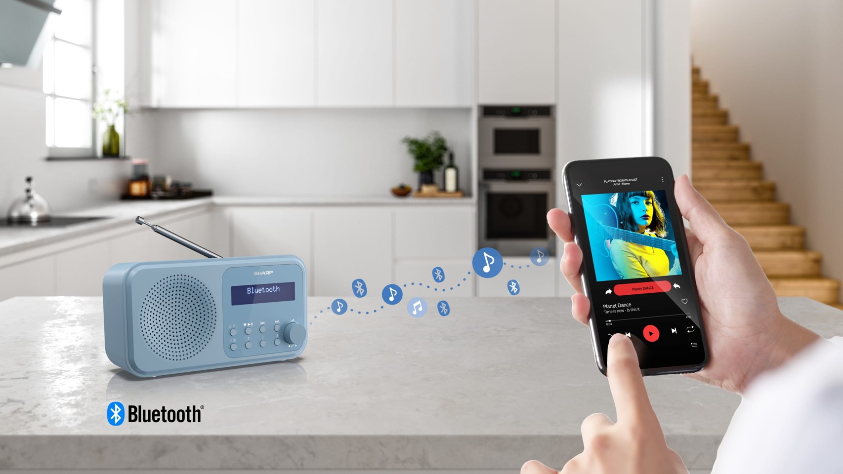 Sharp - Tokyo Portable Digital and FM Radio