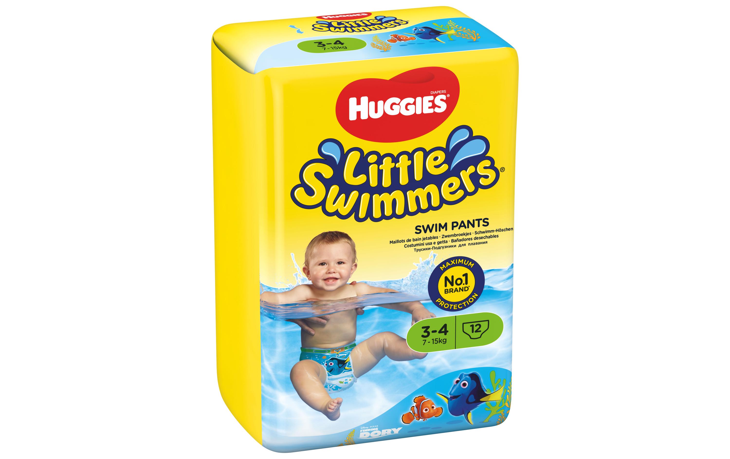 Schwimmwindel Little Swimmers Gr. 3-4, 12 Stk.Windeln Grösse 3-4, 12 Stück