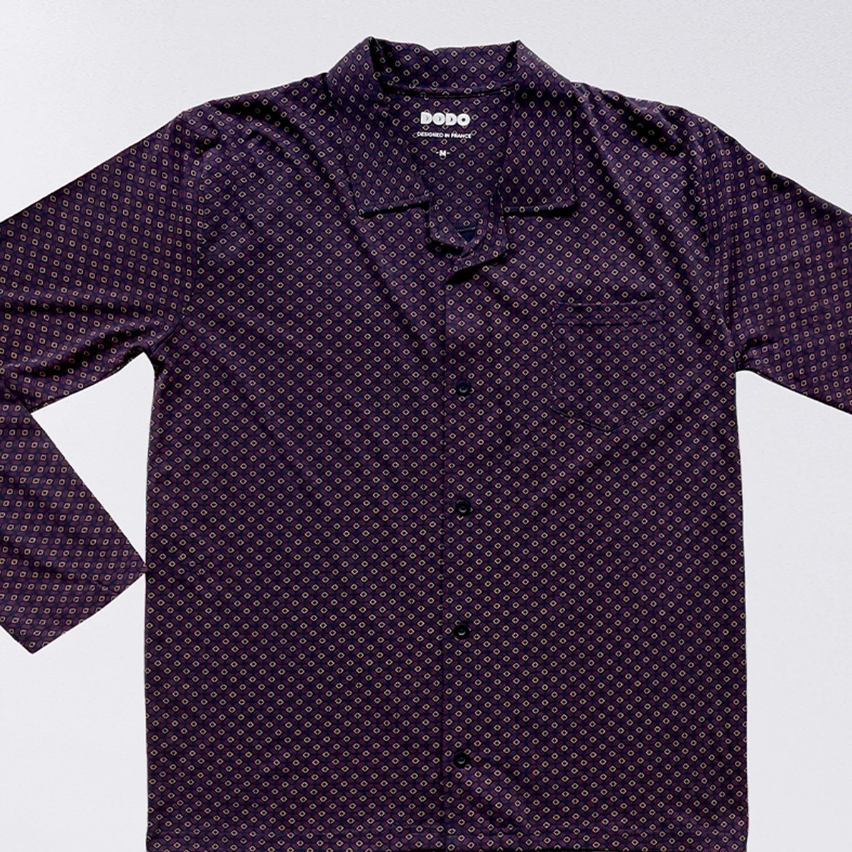 Pyjama homme PREMIUM imprimé/bleu foncé