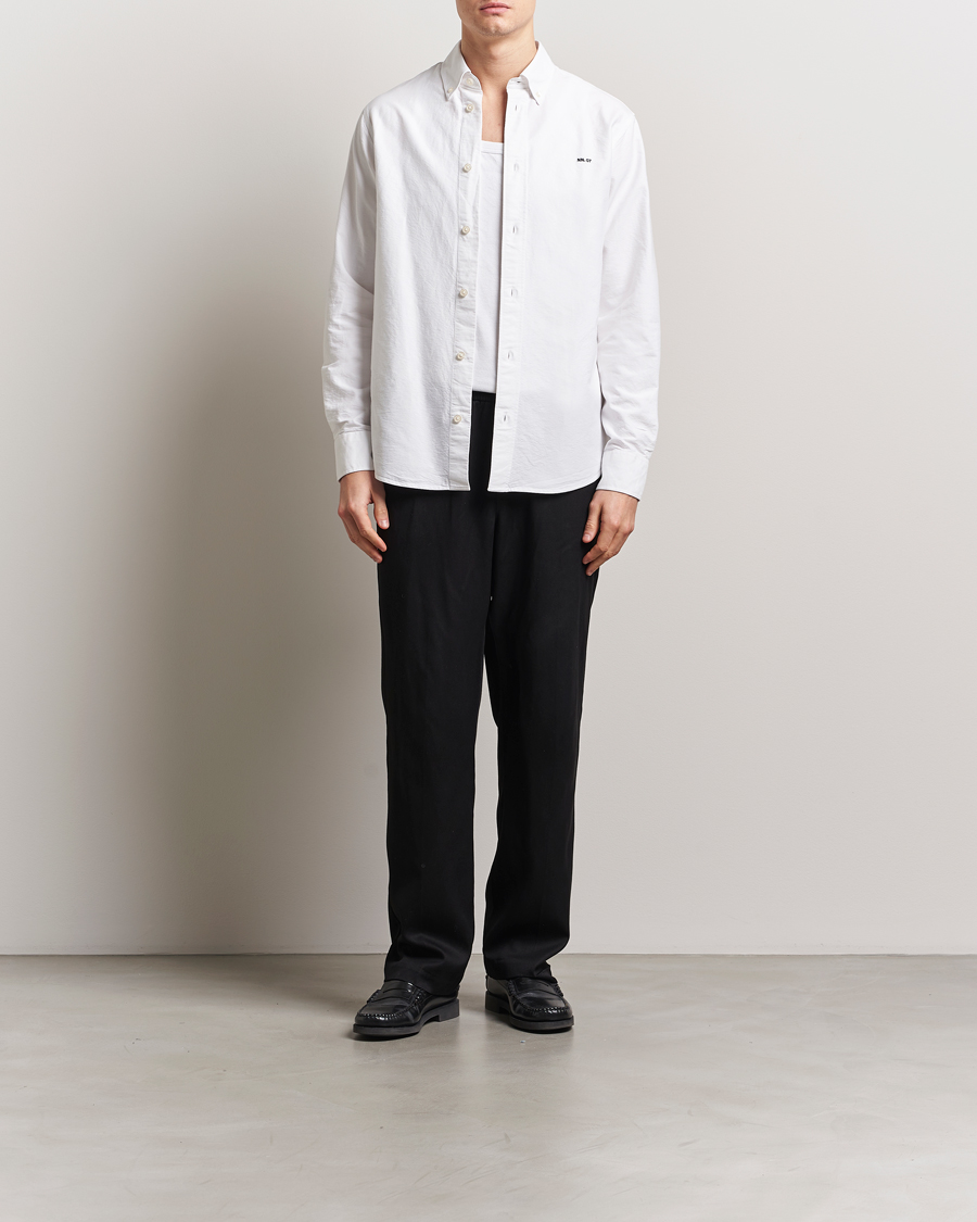 NN07 Colby Oxford Shirt White
