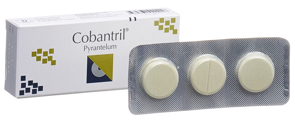 COBANTRIL Kautabl 250 mg Blist 3 Stk<br>3 Stück, Blister, Kautablette
