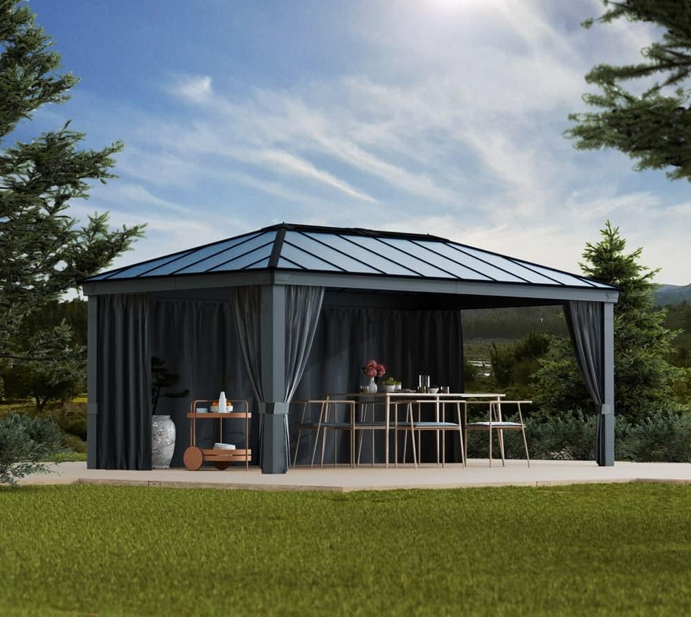 Palram Canopia Dallas 6100 Gartenpavillon-Vorhang-Set
