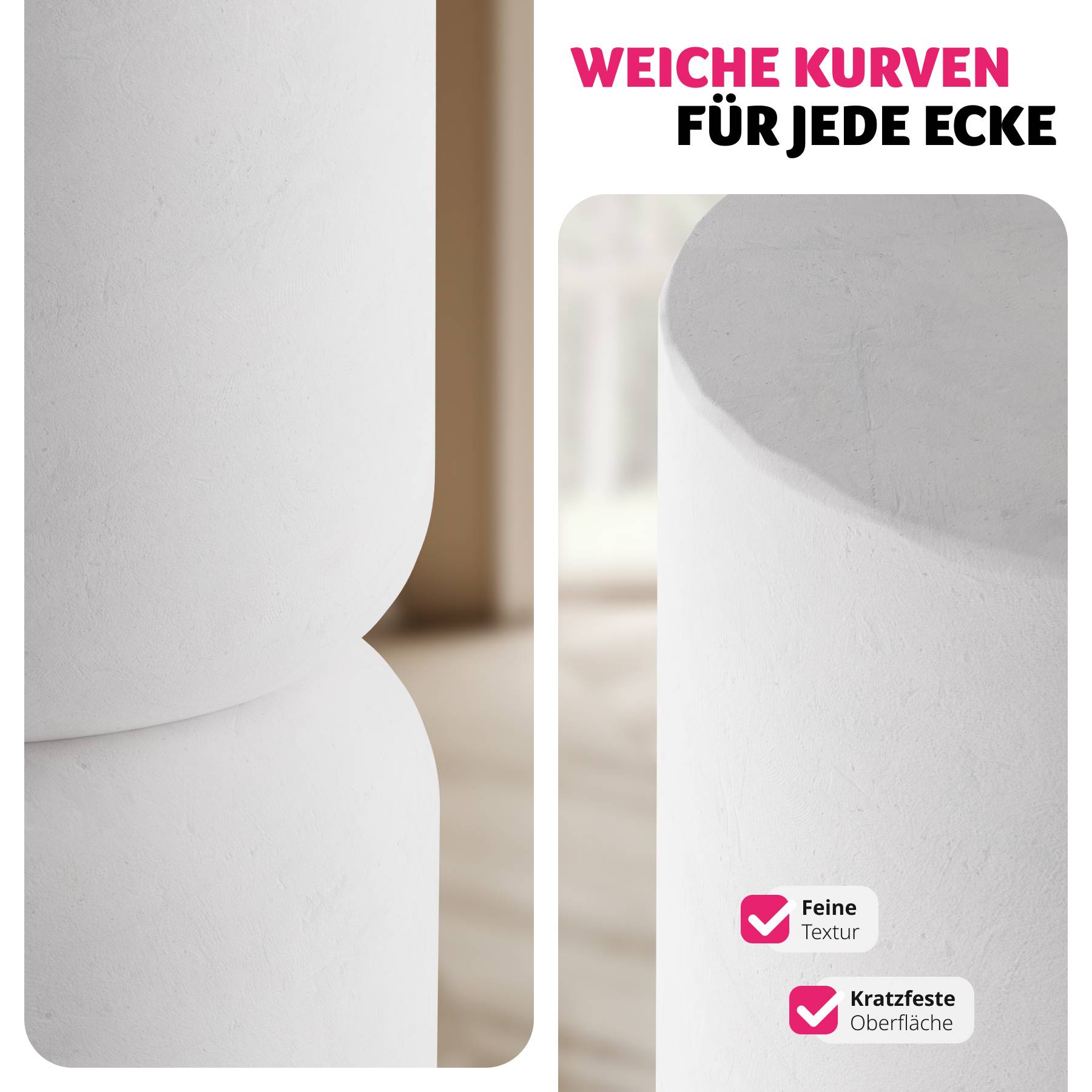 2er Set Beistelltisch  Amine