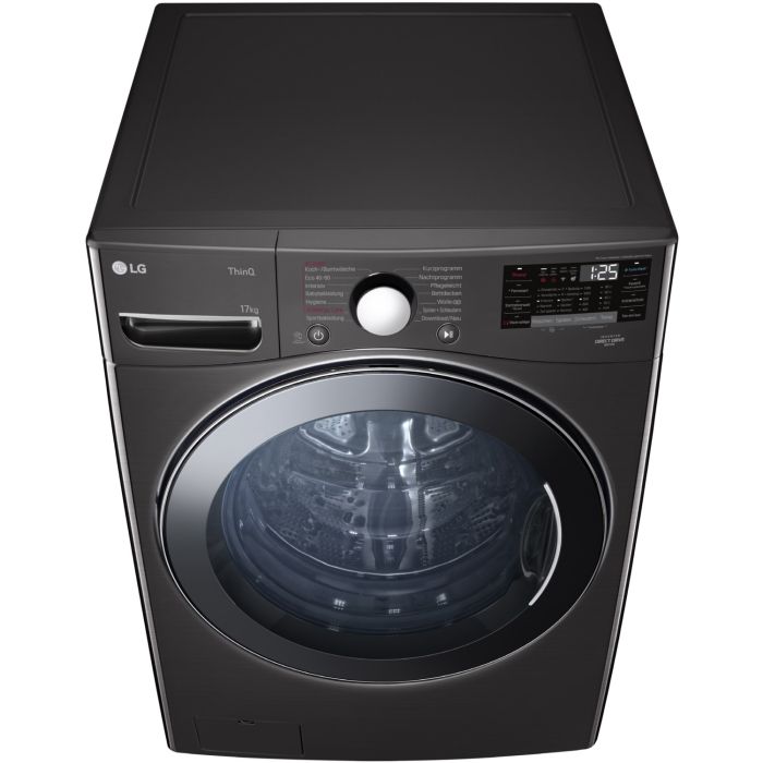 LG Waschmaschine F11 WM 17TS2B Black Steel
