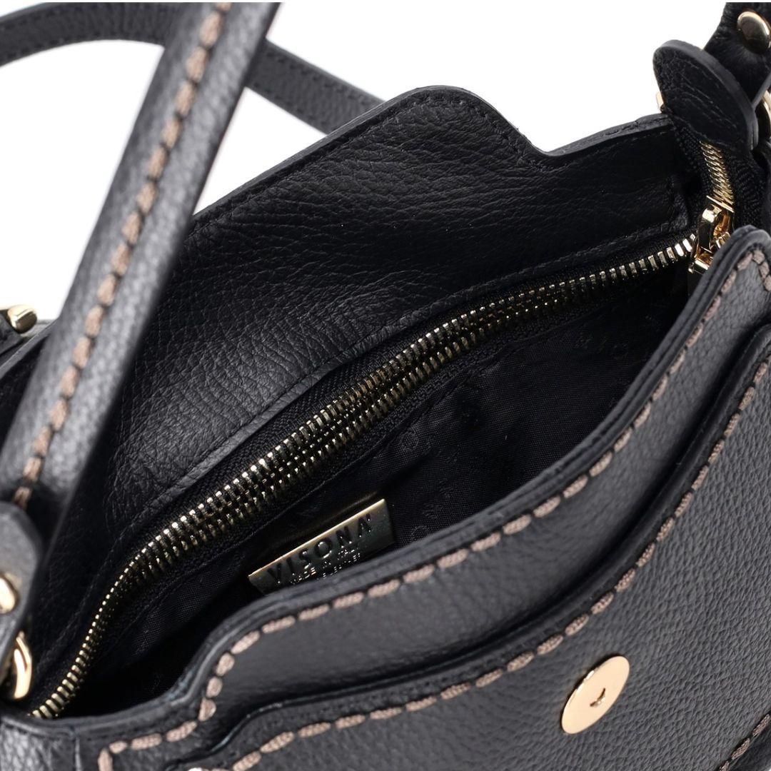 Plinio Visona | 23500 | Leren schoudertas