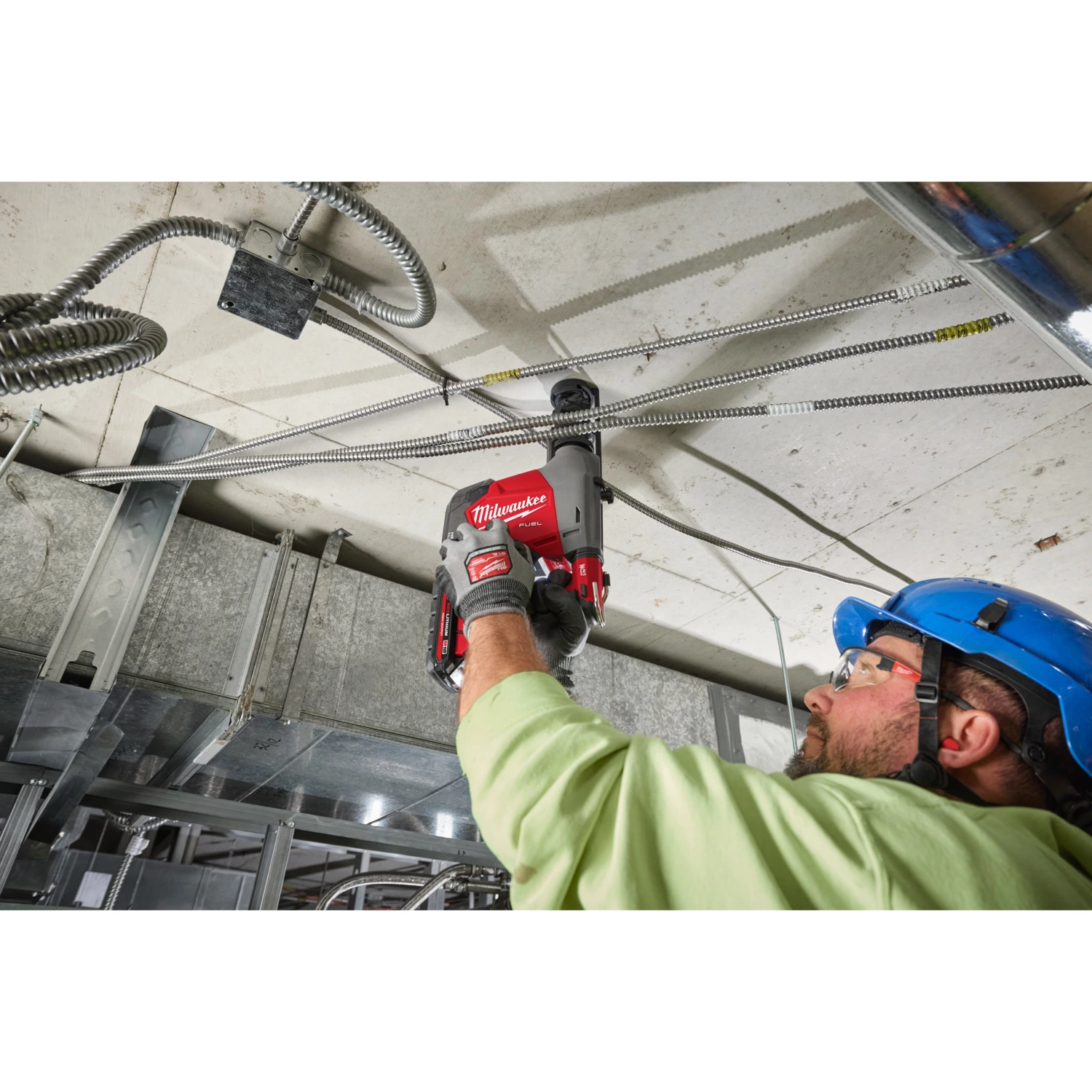 Milwaukee M18 FHAFOH16-0 18V Li-ion accu SDS-Plus combihamer met geïntegreerde stofafzuiging body - 2.3J