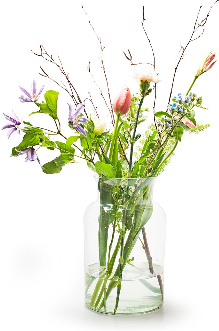 Eco vaas Nobles glas D 19 H 30 cm transparant