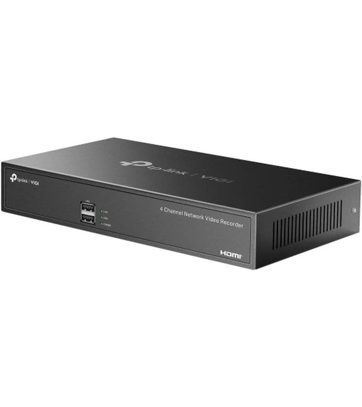 TP-Link Netzwerkrekorder VIGI NVR1004H 0 TB, 4 Kanal 4 Channel Network Video Recorder