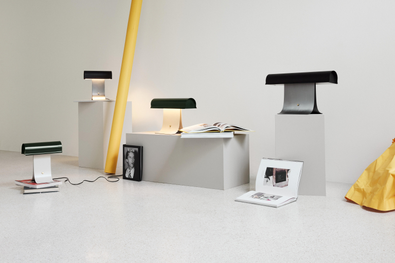 Northern Archive tafellamp B25 LED donkergroen/lichtgrijs