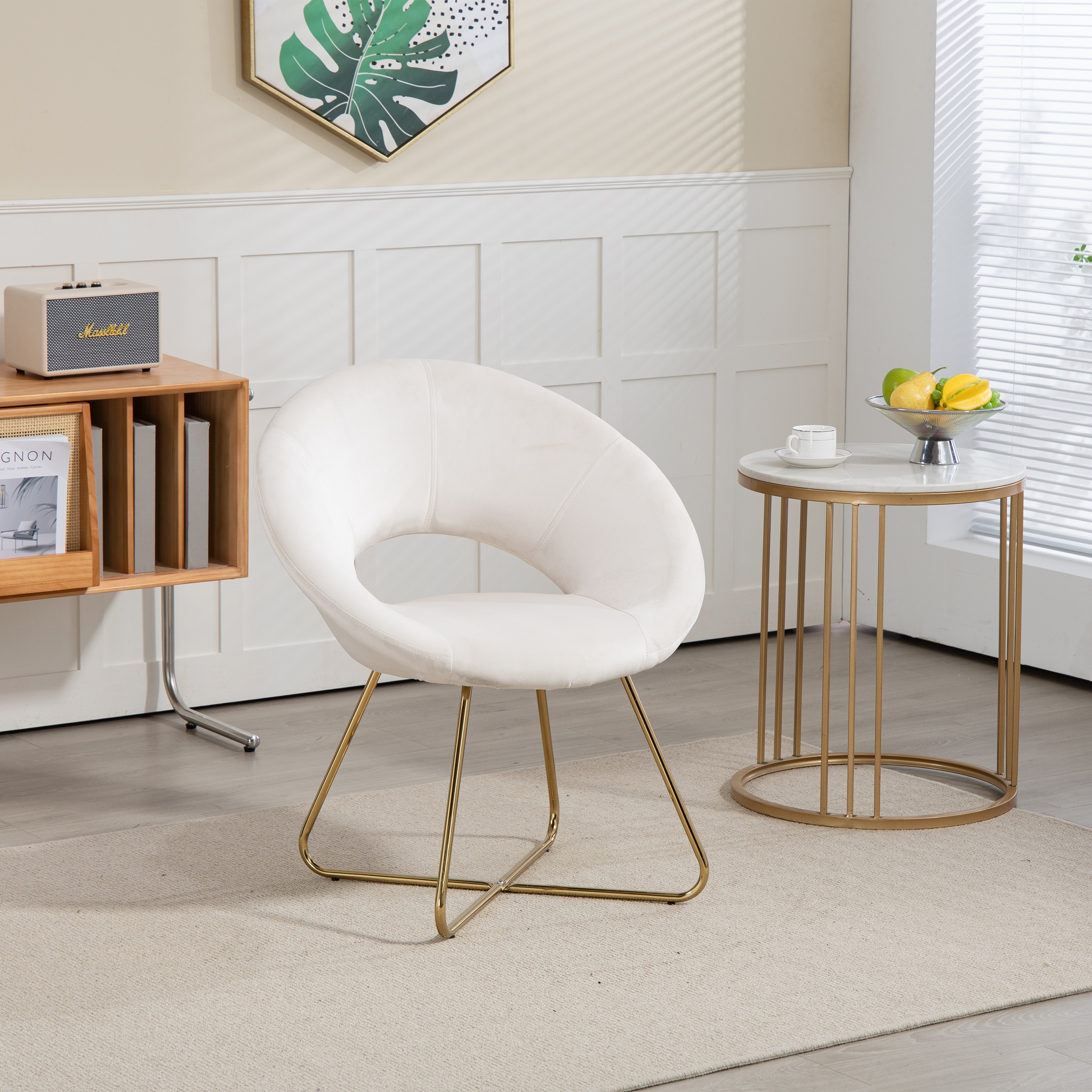 Sessel Samt VALS beige
