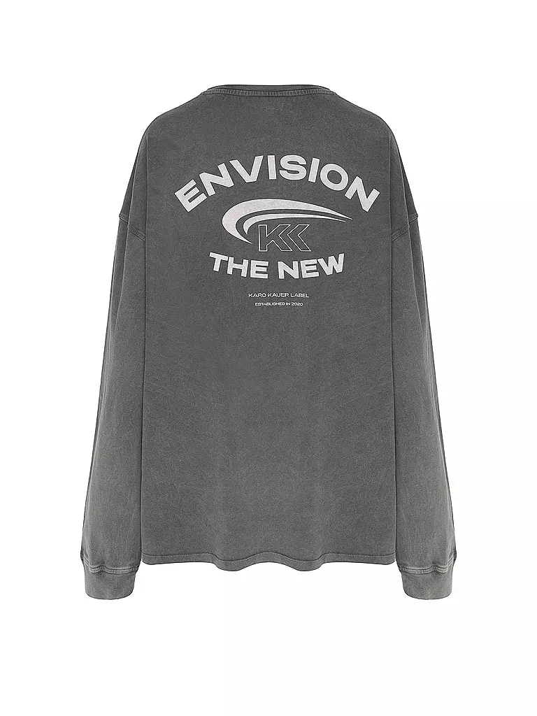 KARO KAUER Sweater ENVISION grau