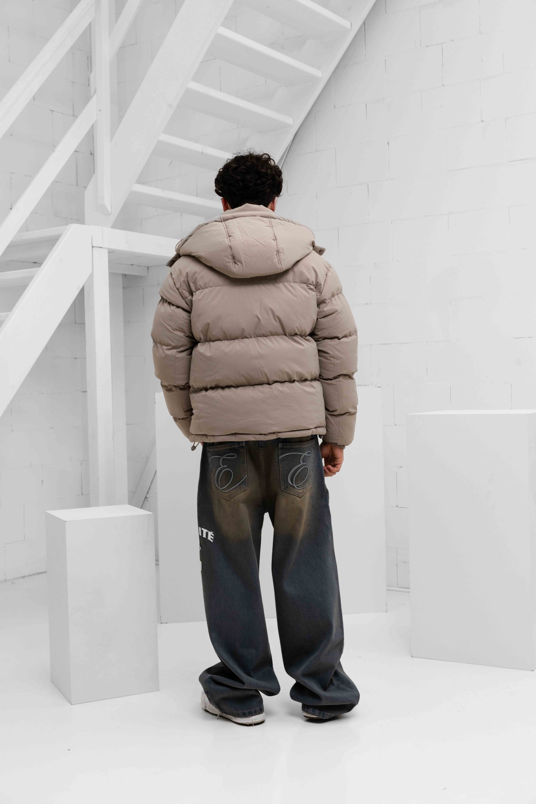 Project X Paris Essentials Winterjas Heren Beige