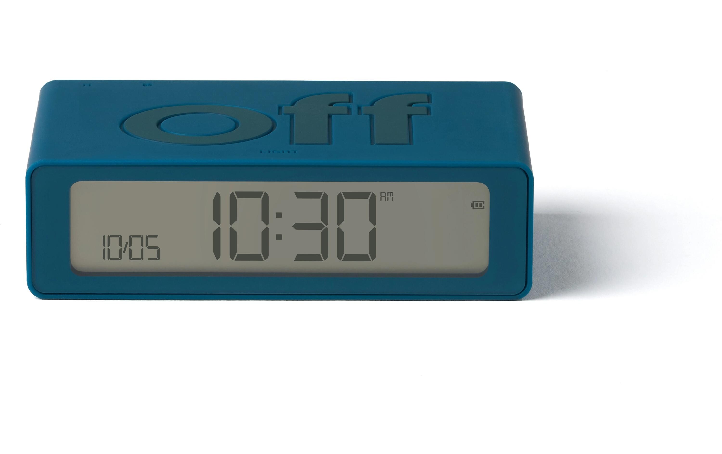 Digitalwecker Flip Mini Duck BlueMini LCD-Wecker mit Umkehrfunktion (On/Off)