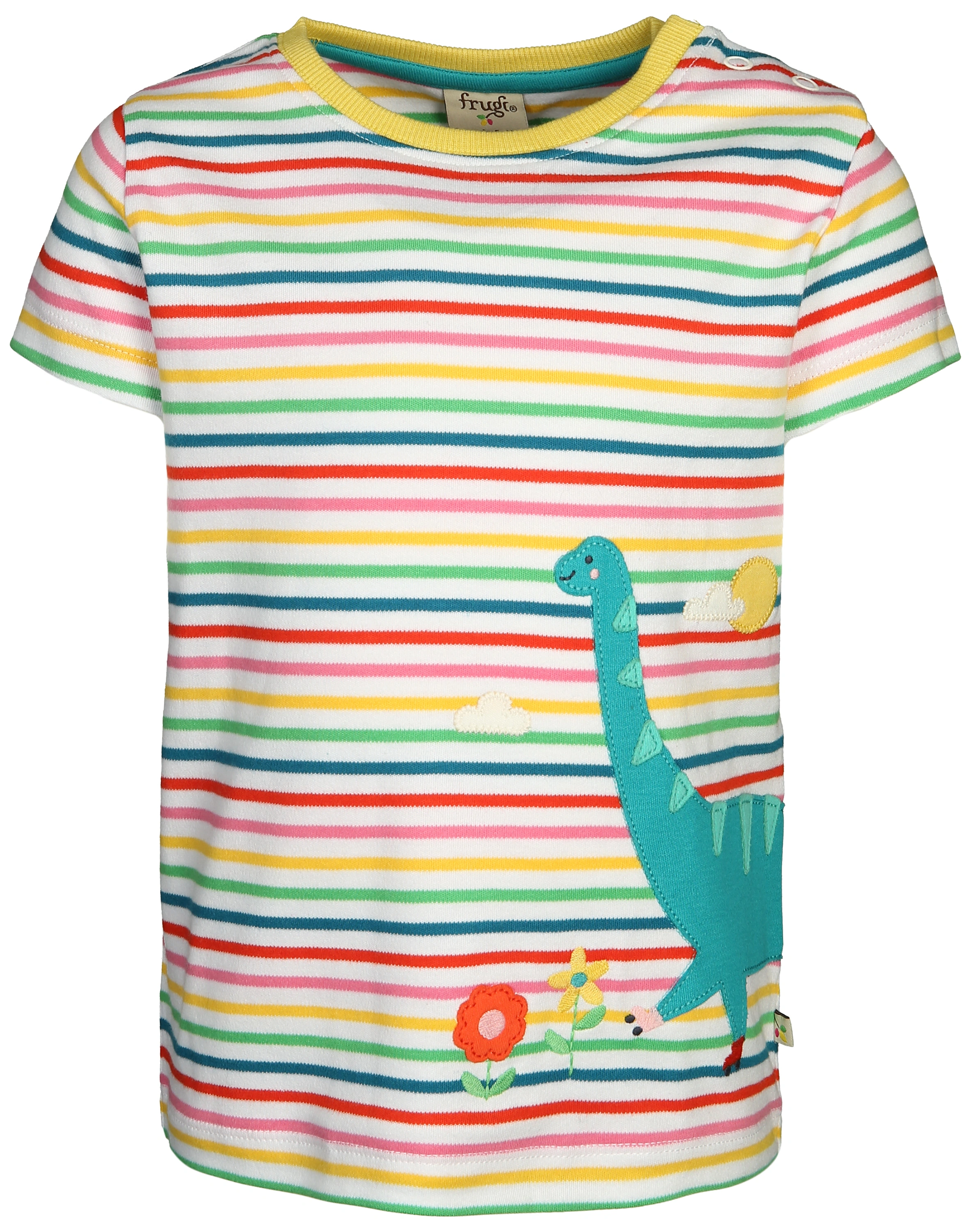 T-Shirt ISLA - DINO gestreift in bunt