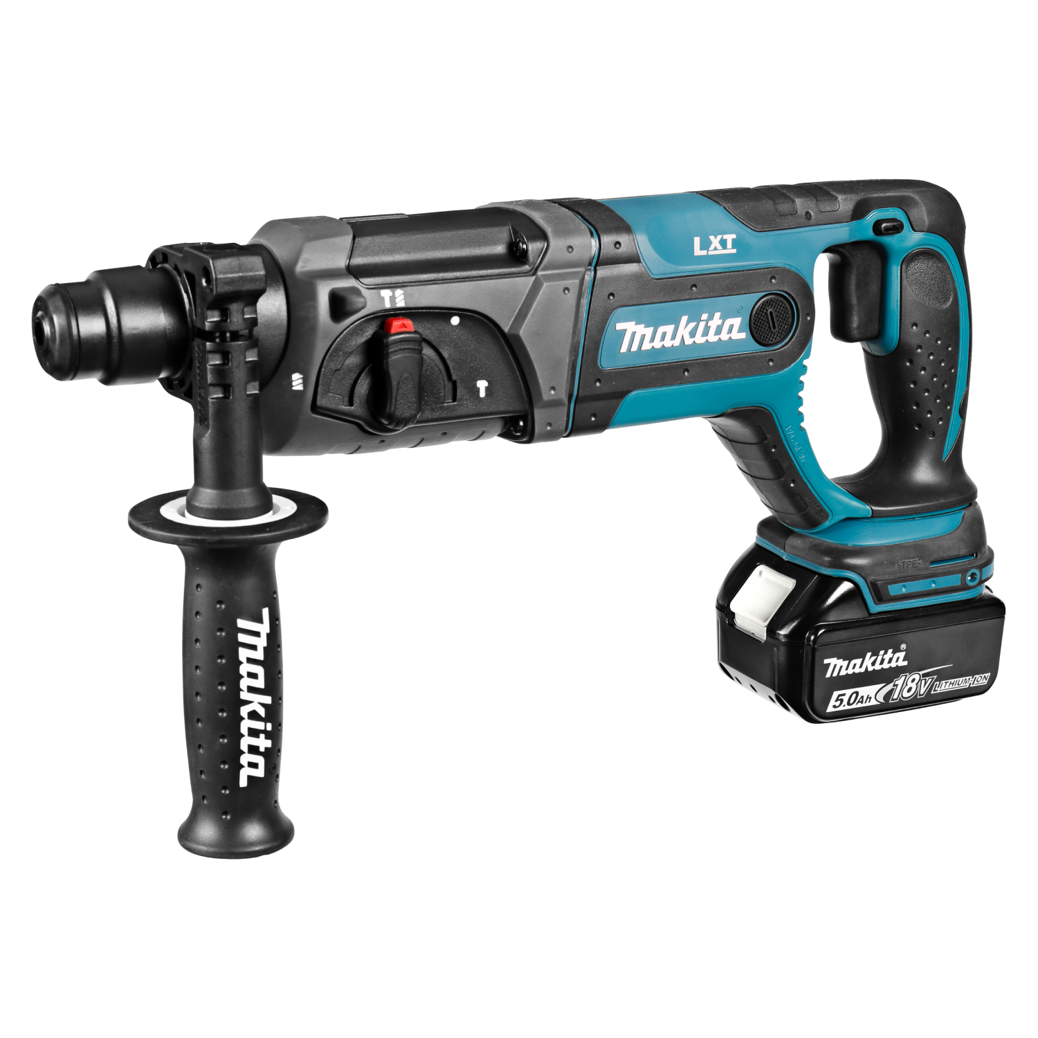 Makita DHR241RTJ 18V Li-Ion Accu SDS-plus combihamer set (2x 5.0Ah accu) in Mbox - 2J
