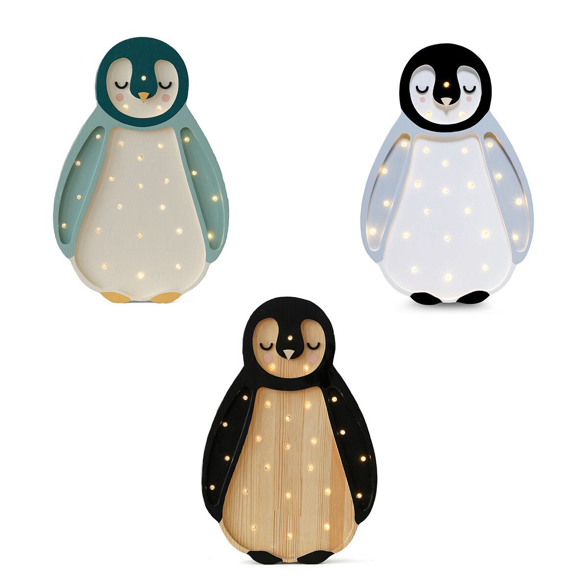 Little Lights Little Lights Nachtlicht Lampe Baby Pinguin