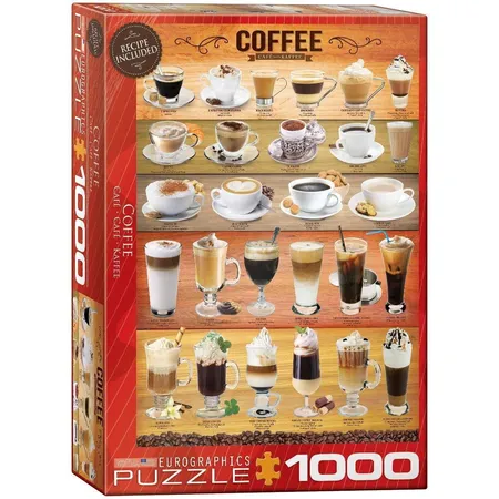 Eurographics Kaffee, 1000 Teile