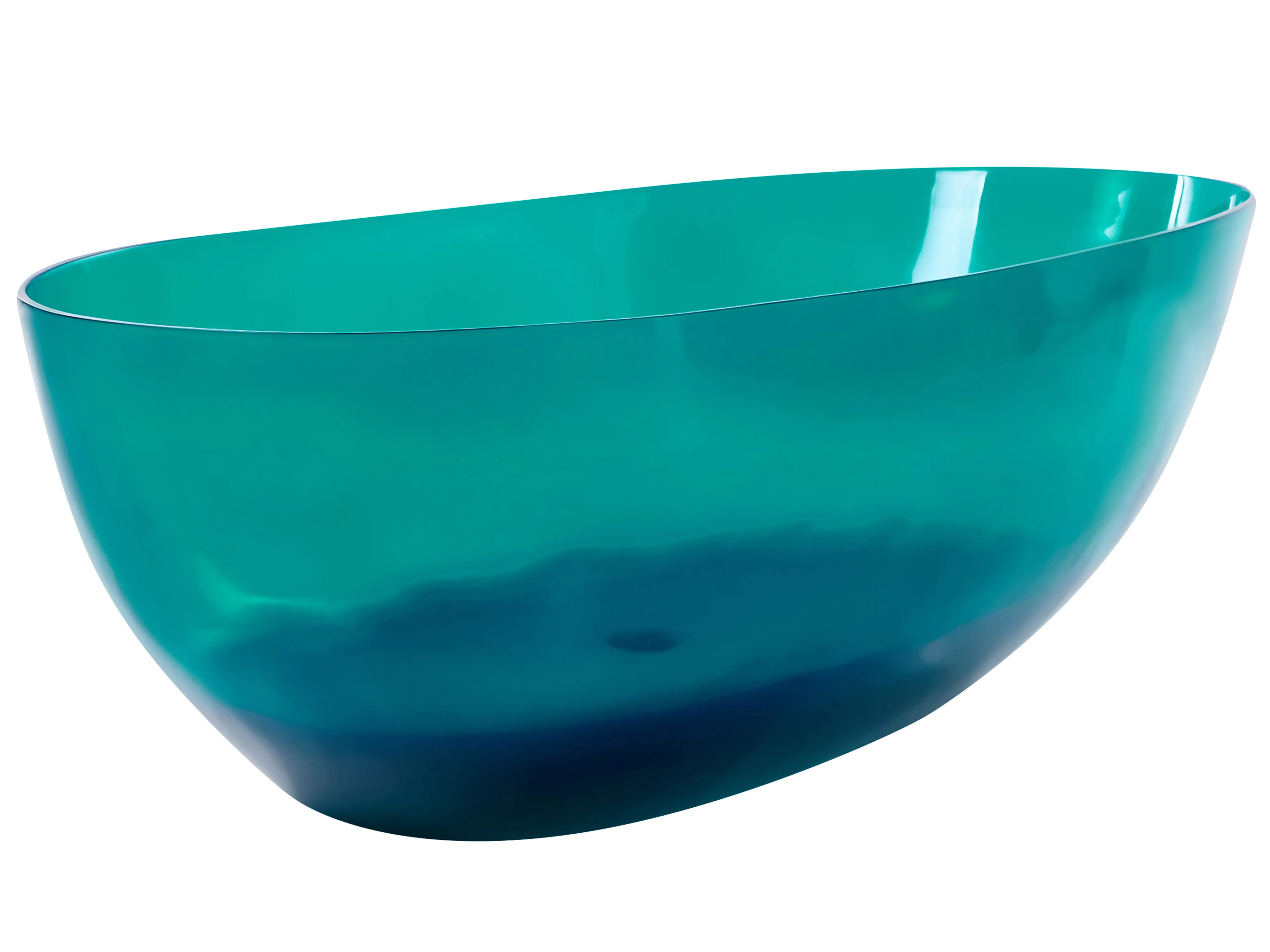 Vrijstaand bad BLANCARENA 170 x 78 cm Groenblauw