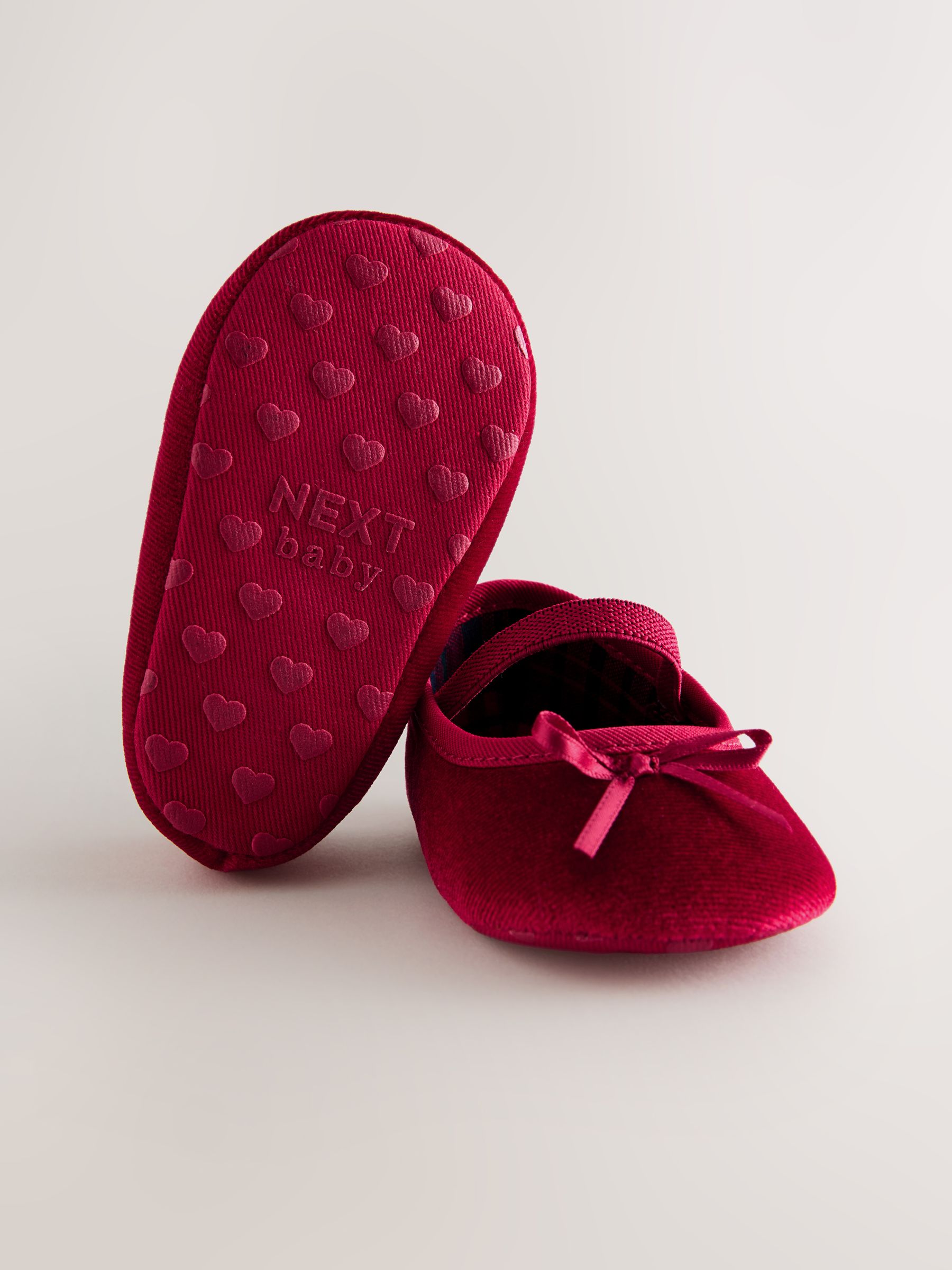 Rood - Baby ballerina's (0-18mnd)