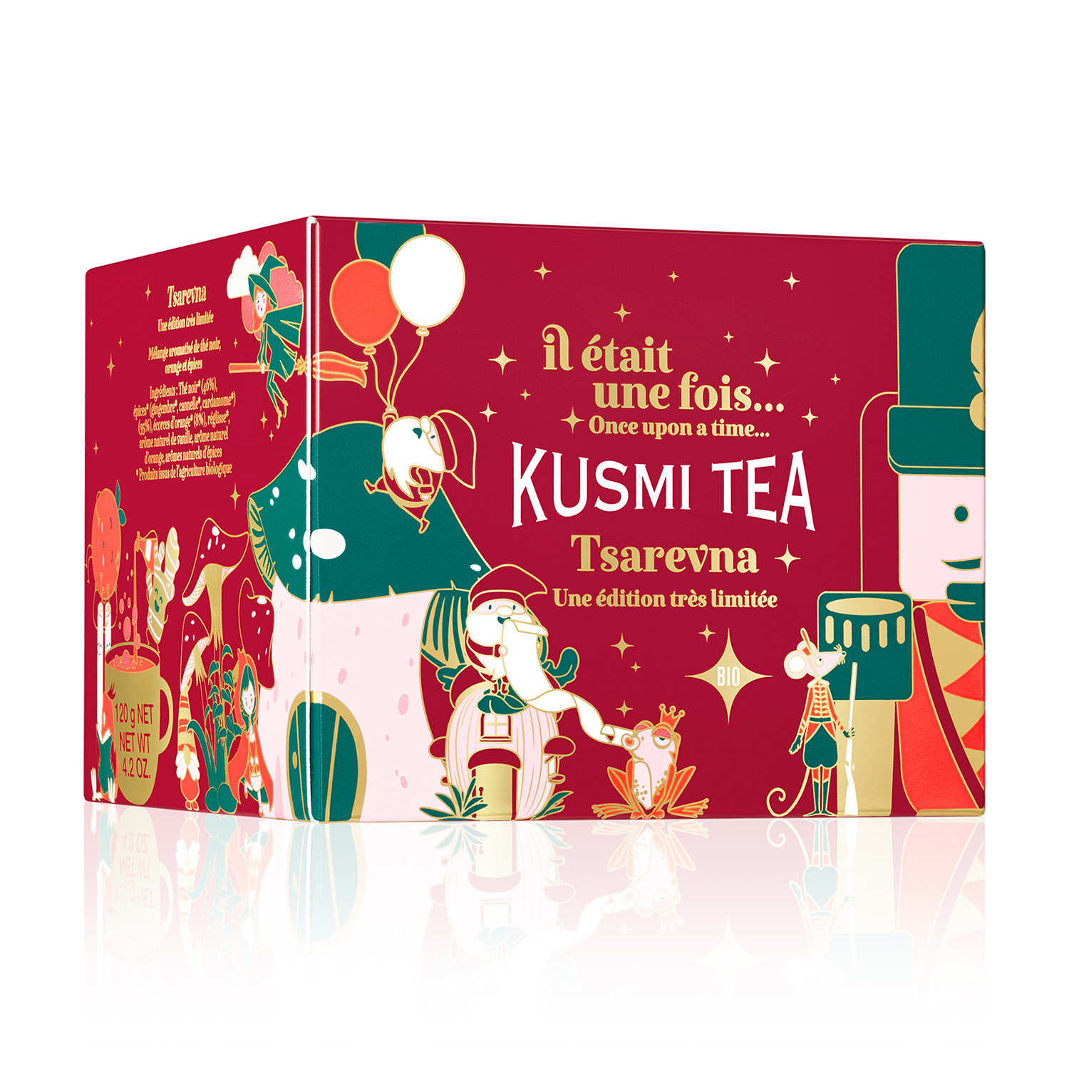 Tsarevna bio - Thé noir boîte métal Edition Limitée