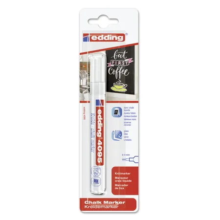 edding 4095 Kreidemarker, 2-3mm, weiß