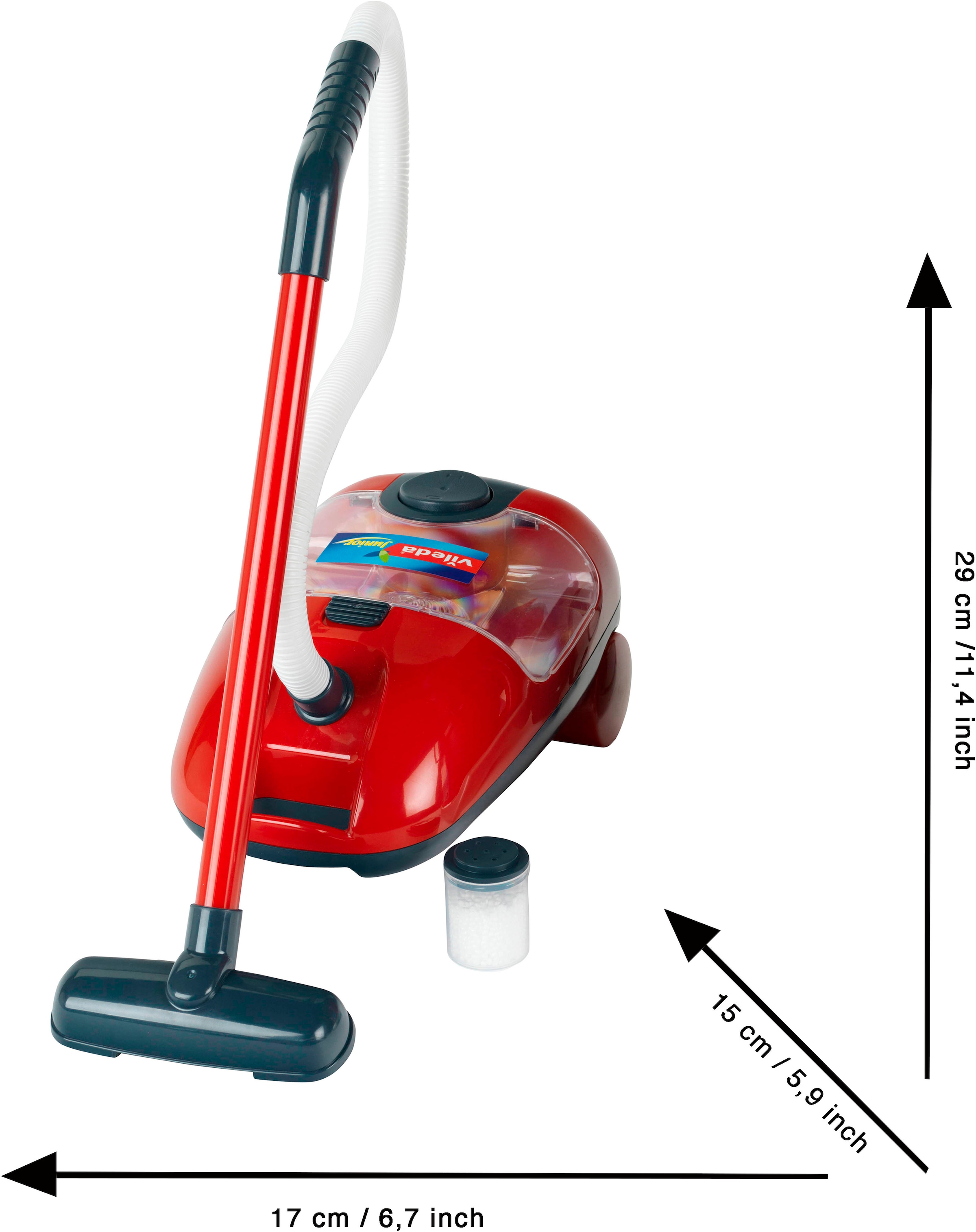 Klein Kinder-Putzwagen »Vileda Besenwagen mit Vileda Staubsauger« mit Spielstaubsauger, Made in Germany
