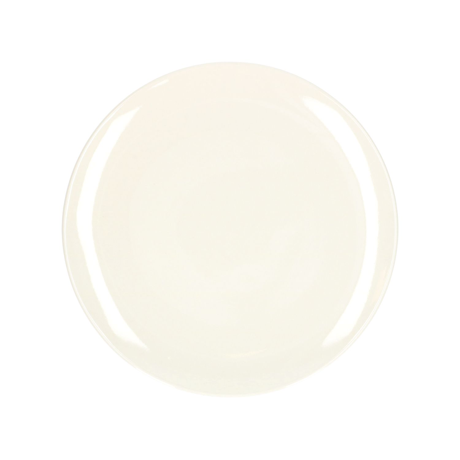 Dinerbord, organisch, porselein, wit, Ø 27 cm
