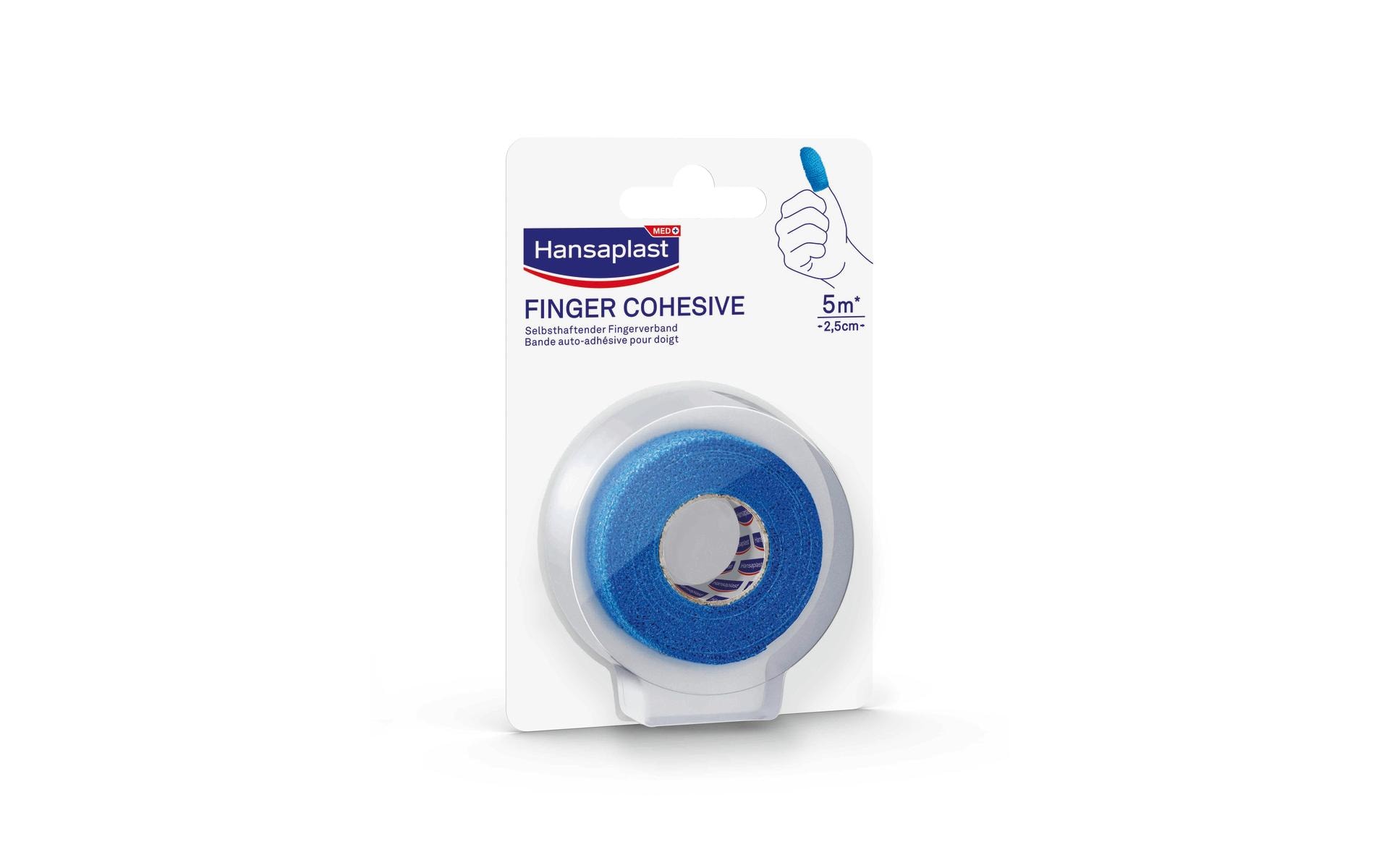 Selbsthaftender Fingerverband 2.5 cm x 5 mWasserabweisender Verband für die Wundversorgung kleinerer Wunden an den Fingern