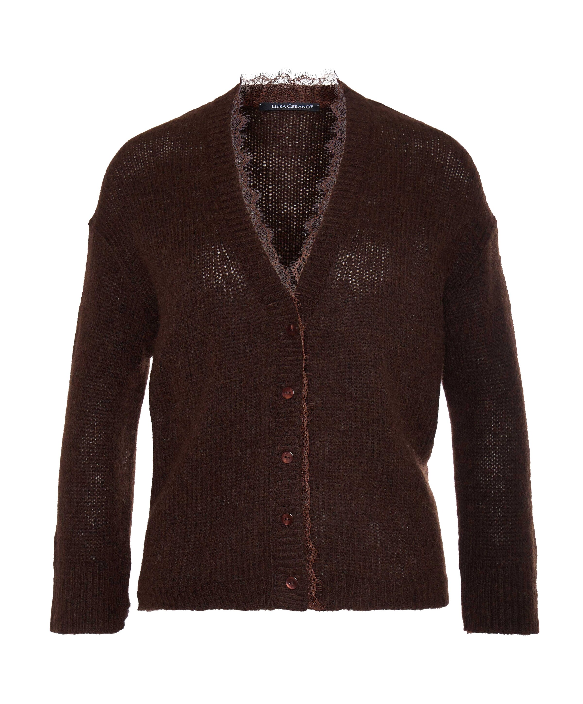 LUISA CERANO Dames vest bruin