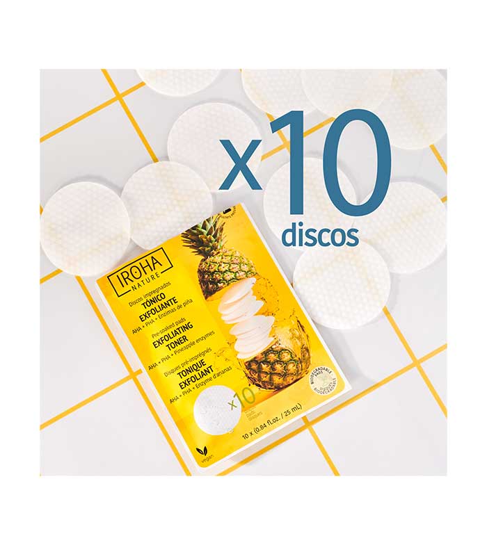 Iroha Nature - Discos Tonificantes - Esfoliante e Iluminador