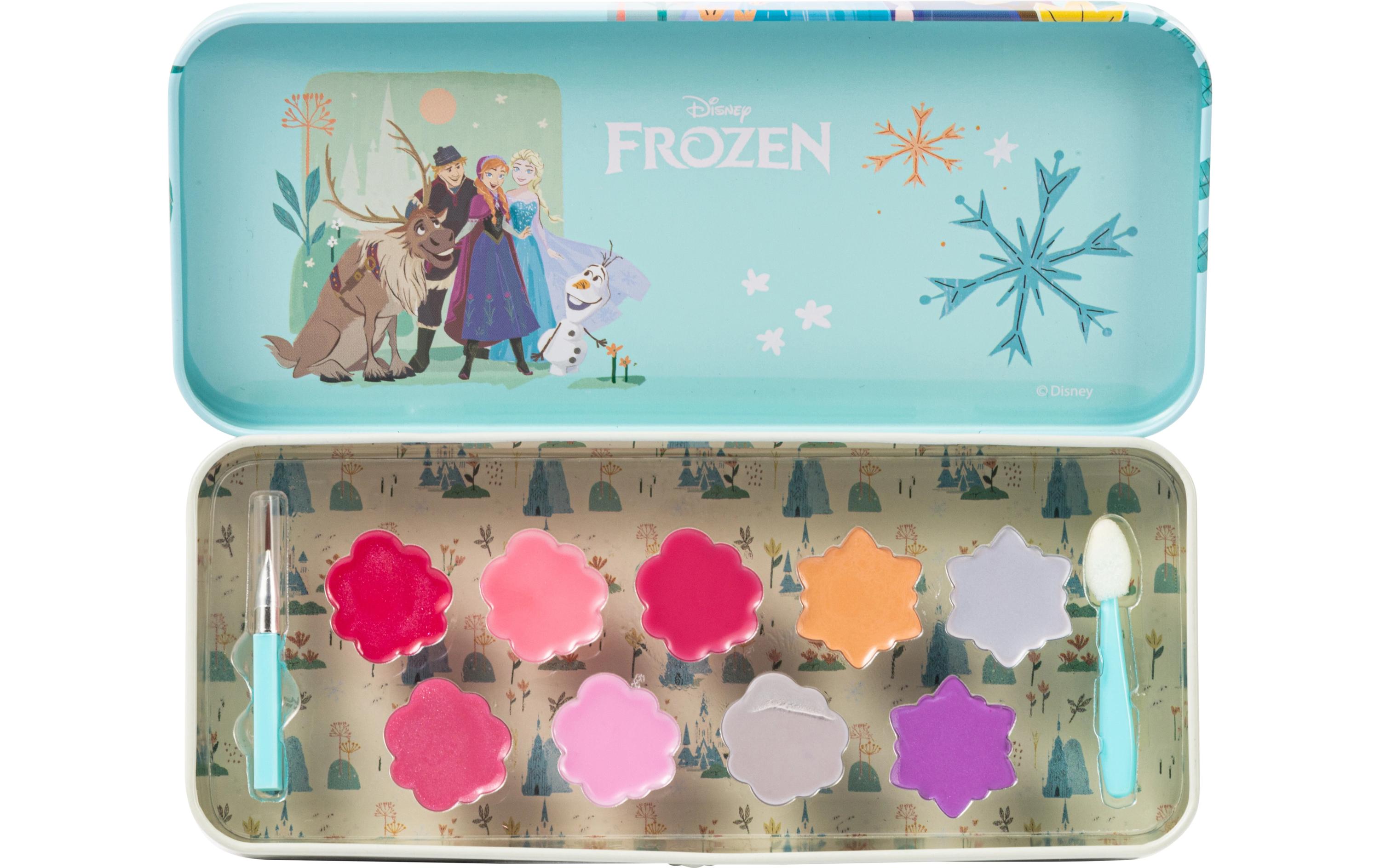 Geschenkset Collection Frozen Lip Face Tin XMAS SetLip and Face Tin mit Lipgloss und Schimmer-Cremes
