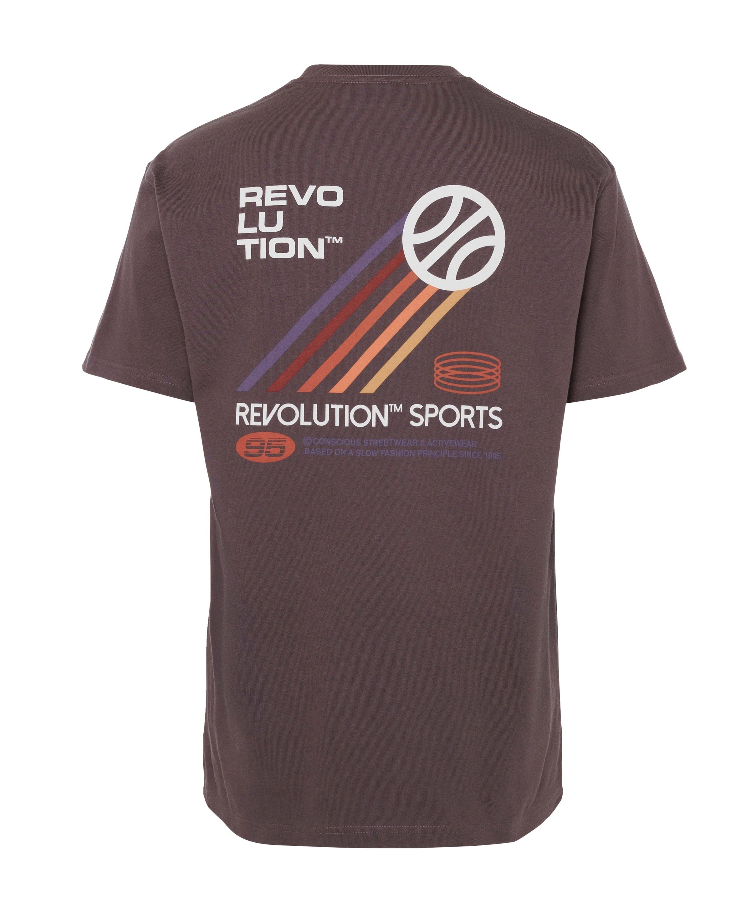 Revolution Heren T-shirt paars