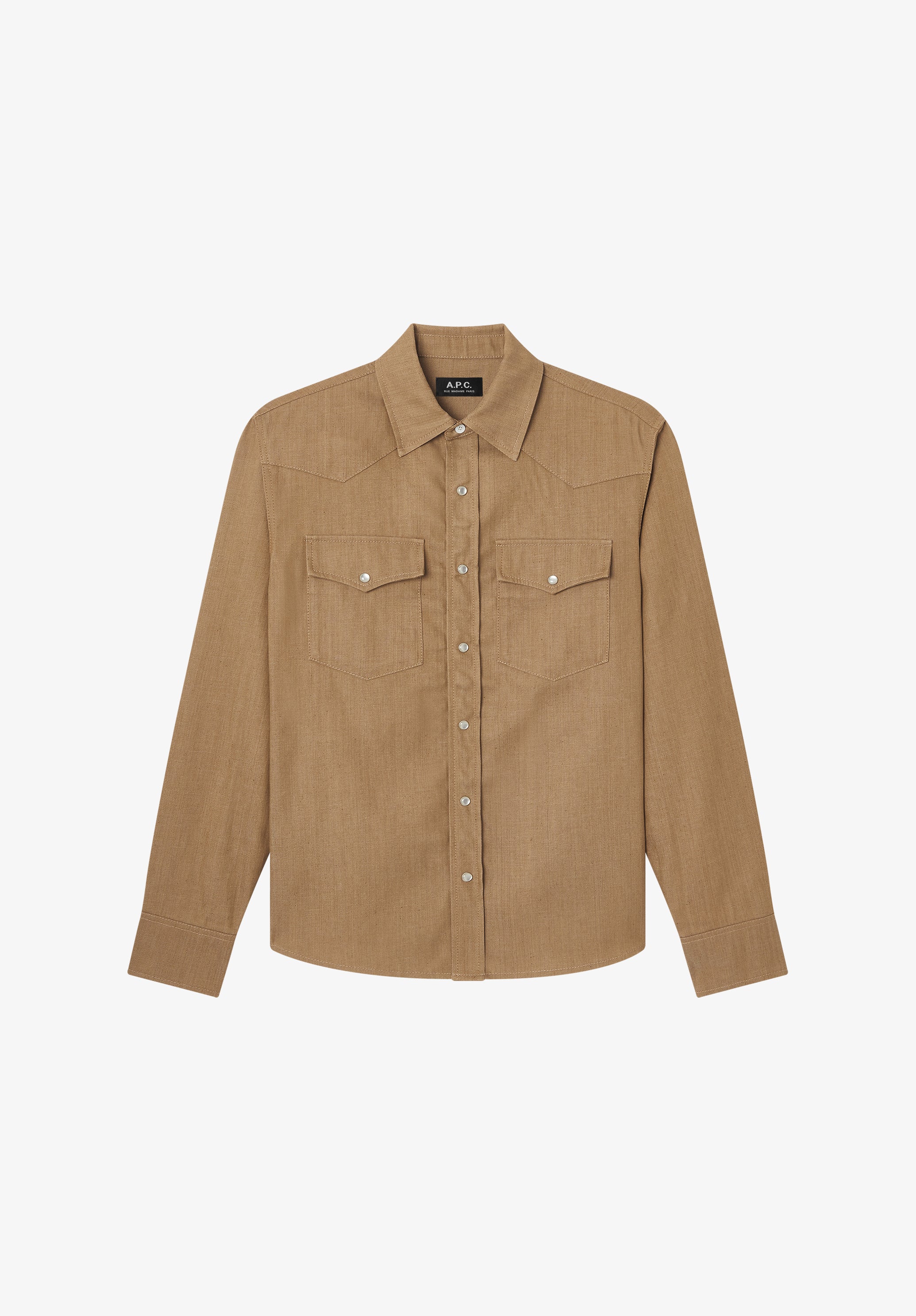 Chemise Western - Marron glace