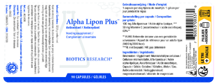 Biotics Alpha Lipon Plus Capsules 90CP