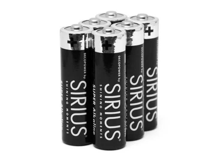 Sirius DecoPower AA Batteri - 6 stk