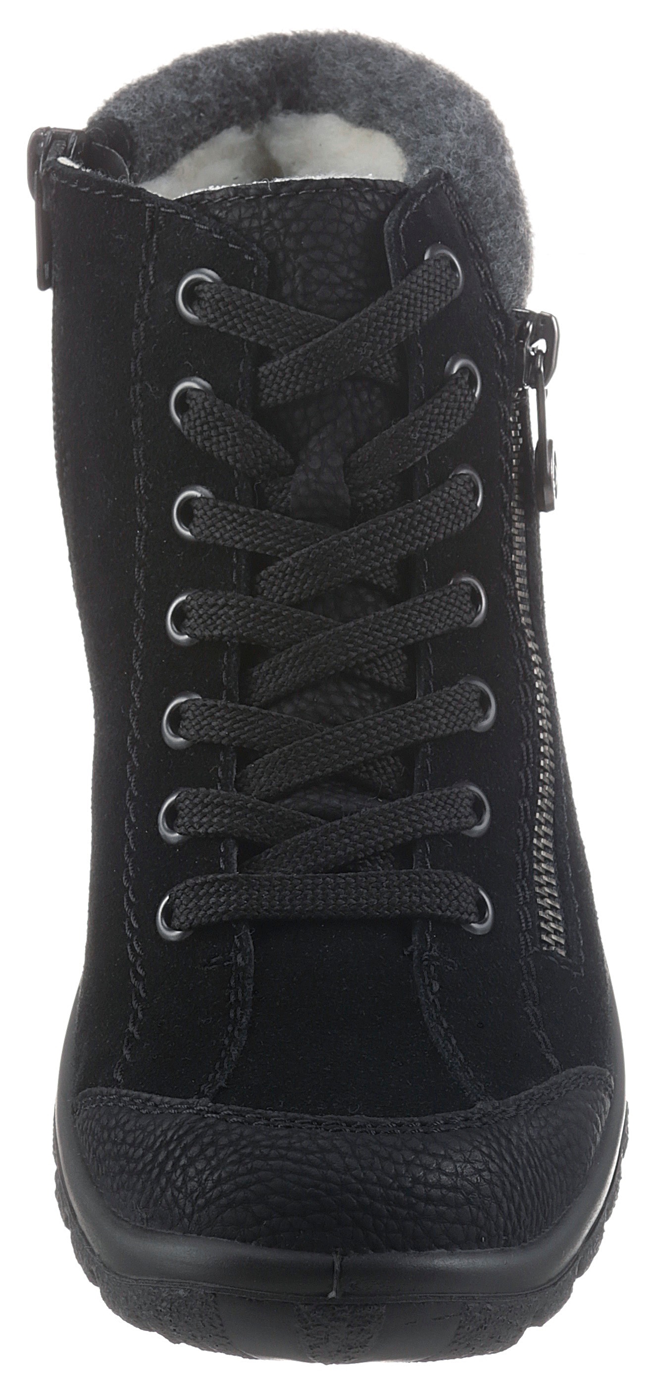 Rieker Winterboots  , Outdoorboots, Winterstiefelette mit Filz-Schaftabschluss, Rieker TEX