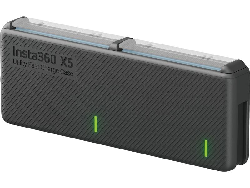 Insta360 X5 Utility Schnellladegehäuse Ladegerät für zwei Kamera-Akkus für unterwegs
