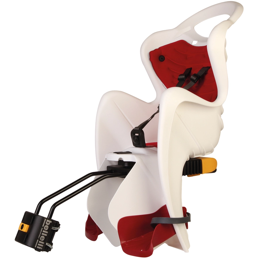 BELLELLI Kindersitz Fahrrad Mr Fox Reclining B-fix Frame mount WhiteRed