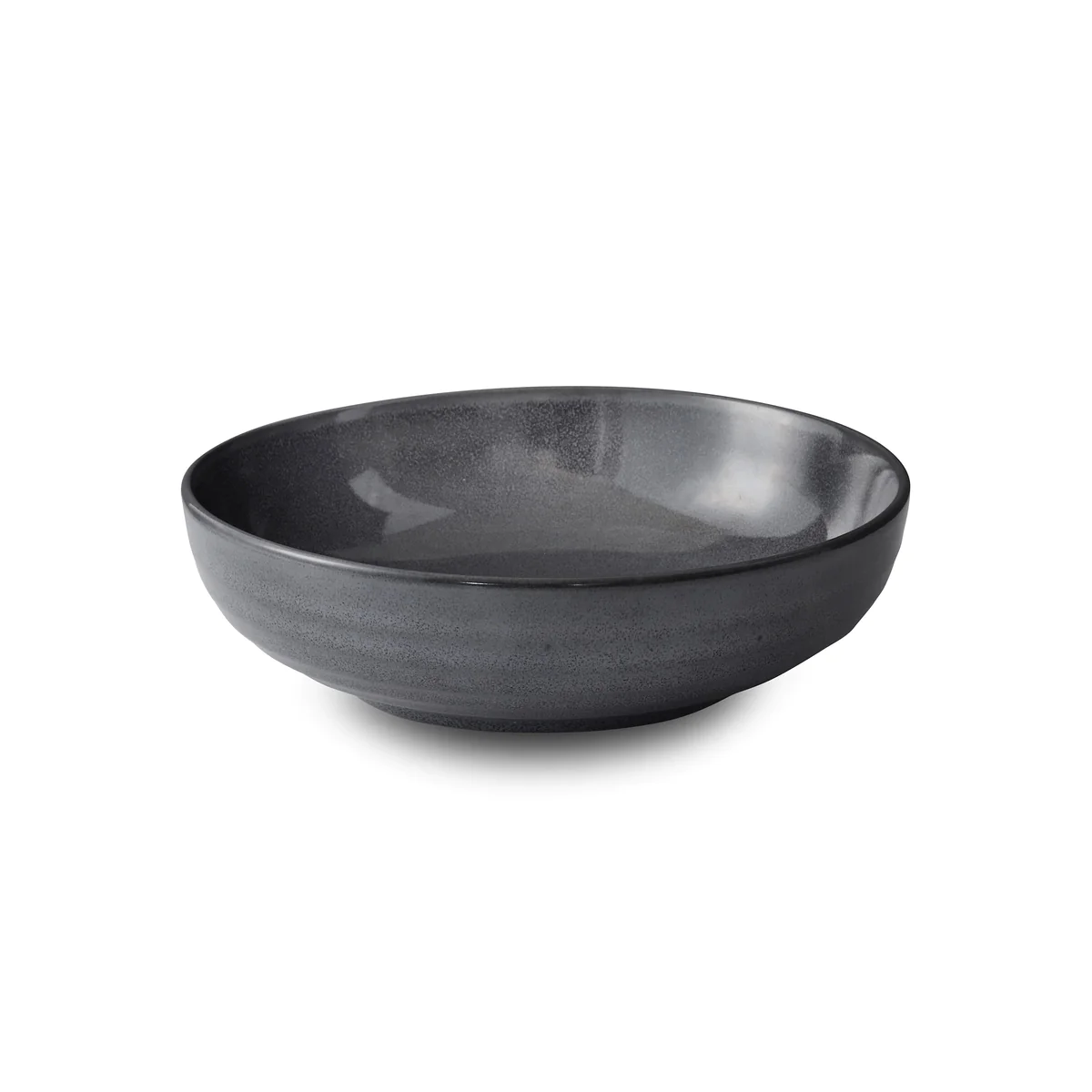 Flow Granit - Assiette salade et pâtes 18 cm (lot de 6) Médard de Nobl