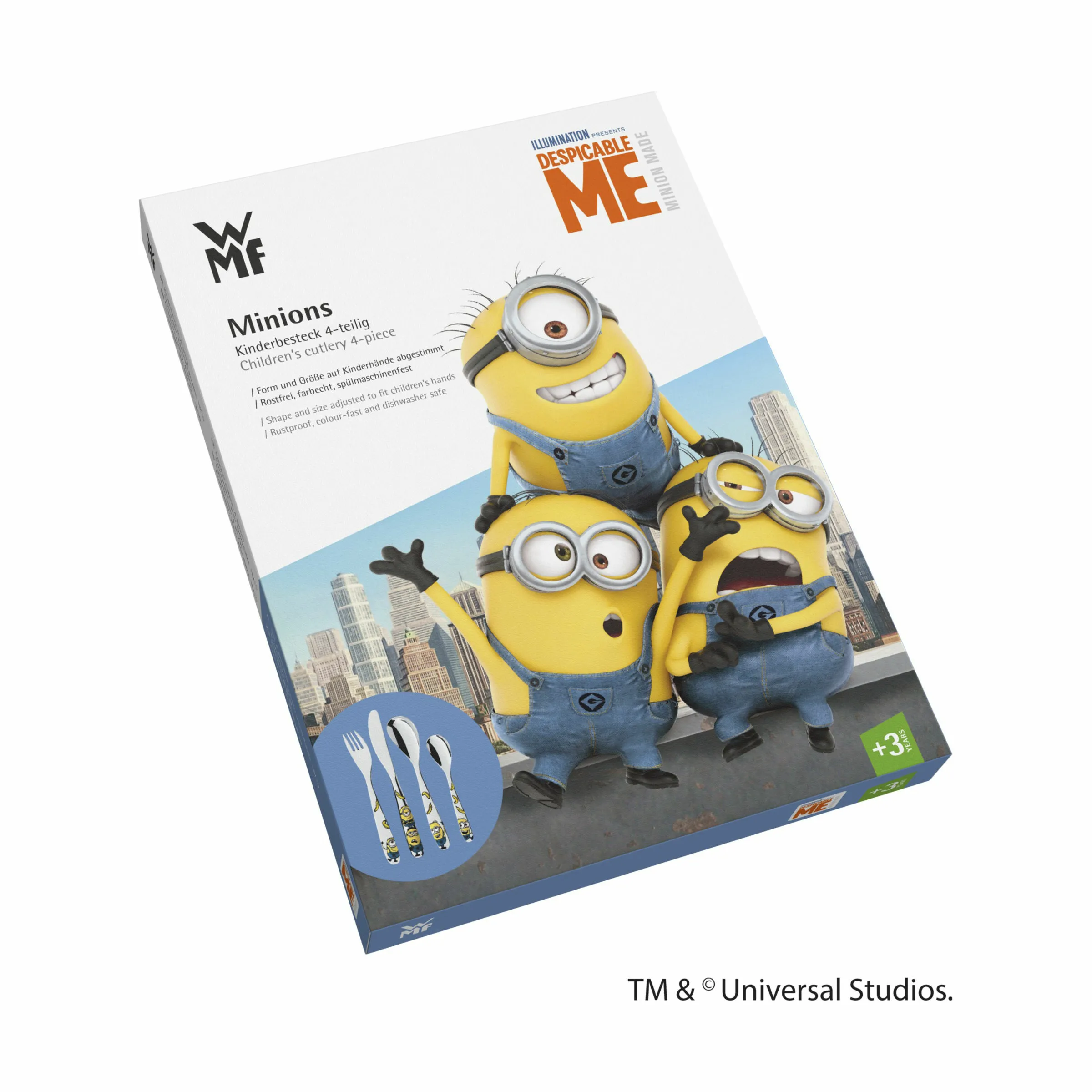WMF Børnebestiksæt Minions - 4 dele