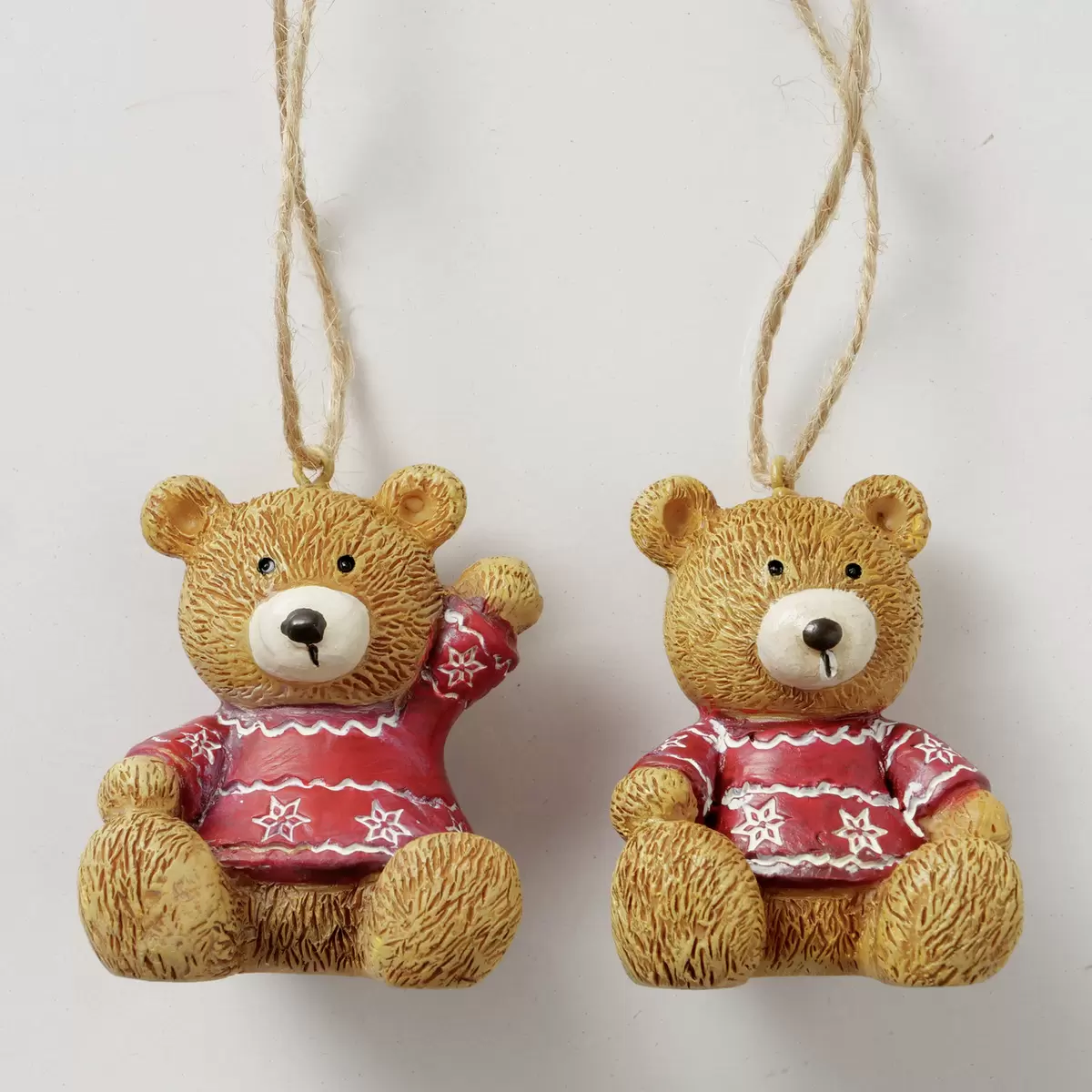 Weihnachtsanhänger Bär BAILEY braun,rot,weiss