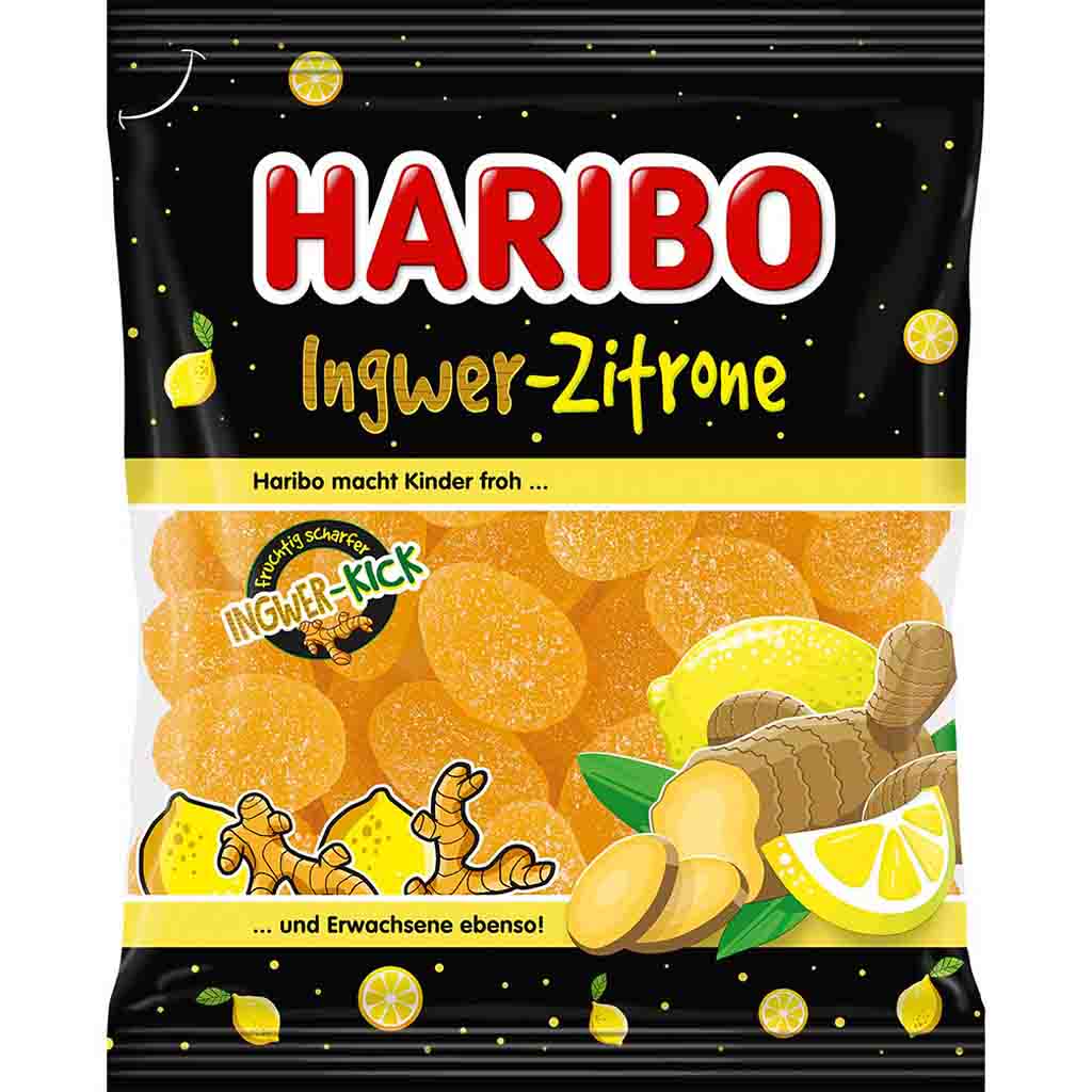 Haribo Ingwer Zitrone 160g MHD:30.1.26