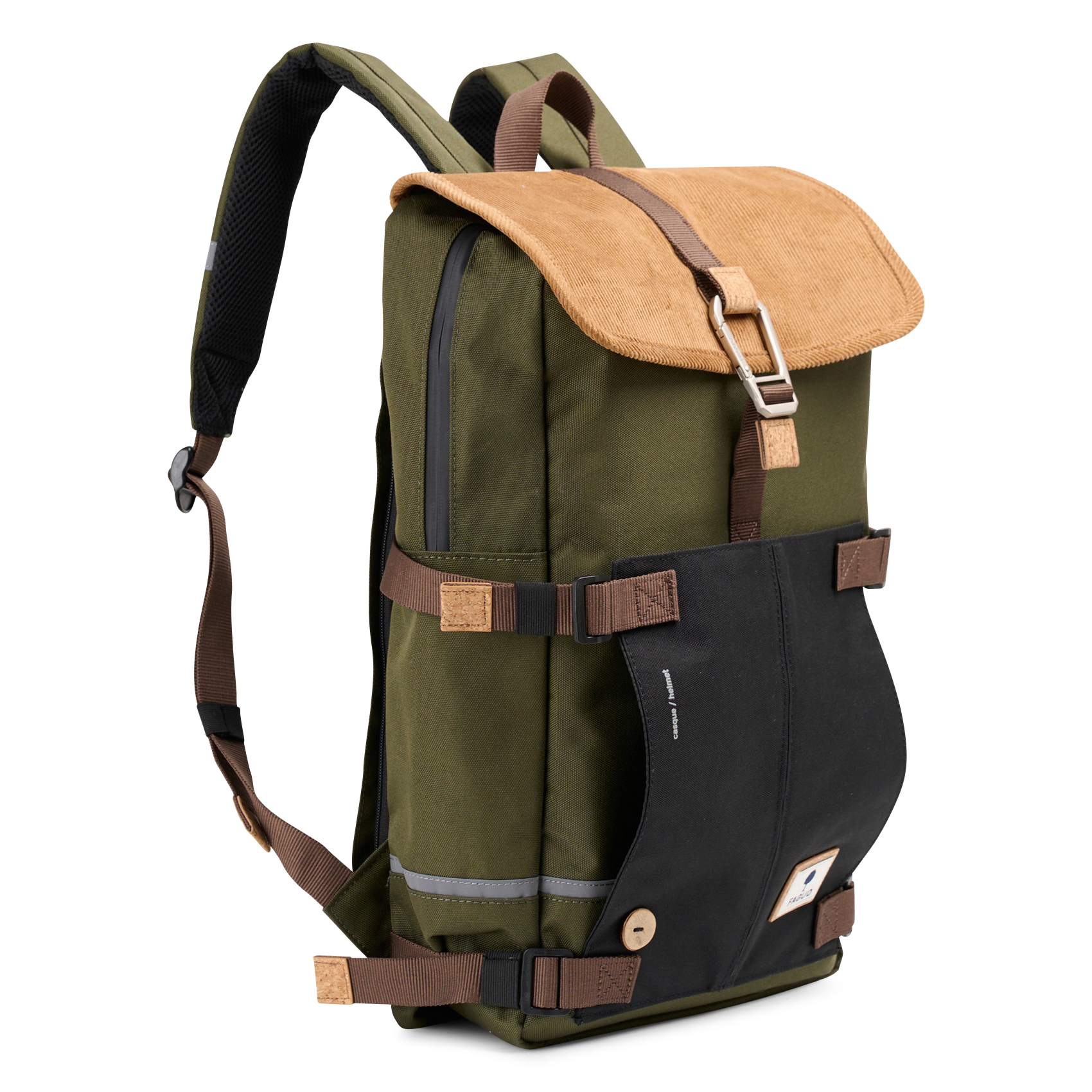 COMMUTER - Sac à dos vegan | Kaki