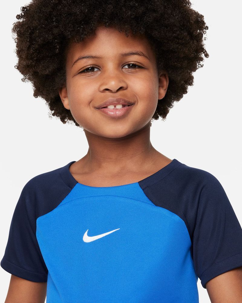 Ensemble maillot et short Nike Academy Pro Bleu Royal pour enfant