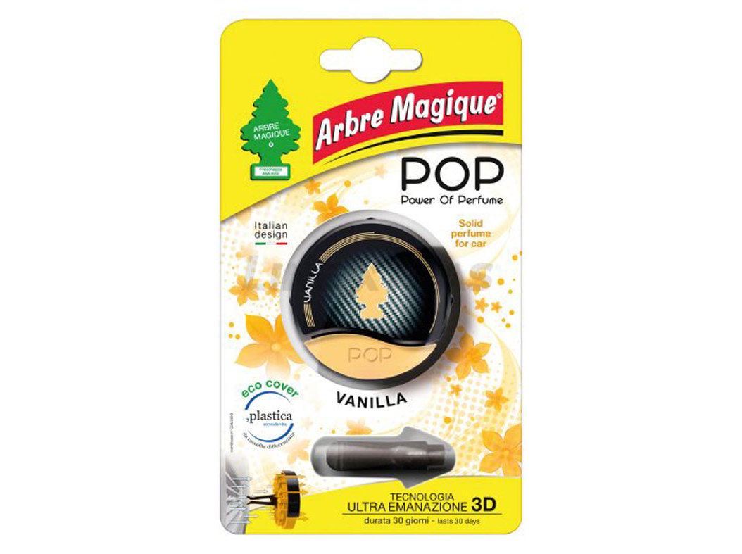 AMBIENTADOR AUTO ARBRE MAGIQUE POP BAUNILHA